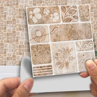 funlife1010cm stone pattern tile diy self adhesive waterproof background bathroom home bedroom tile sticker wall decals mts012