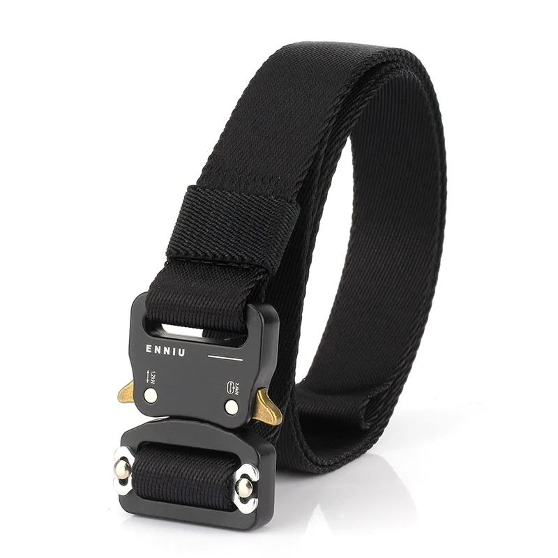 

Tactical Belts Nylon Military Waist Belt with Metal Buckle Adjustable Heavy Duty Training Waist Belt Hunting Accessories