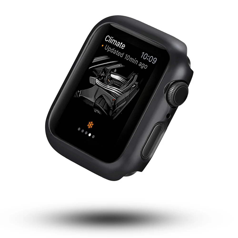 Модный пластиковый жесткий чехол для Apple Watch SE Series 6 5 4 3 защитный бампер 40 мм 44 38 42