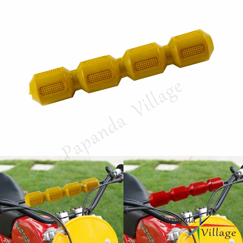 

Papanda Motorbike Yellow Handlebar Protector Handle Bar Crossbar Pads Universal for Motorcycles with Standard Crossbars