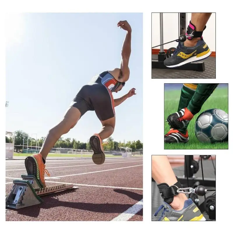 1 шт. регулируемый пояс для щиколотки с D образным кольцом фитнеса защита