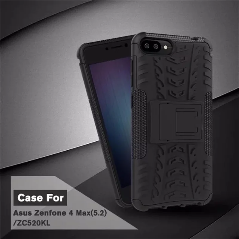 Shockproof Protection Hard Armor Case For ASUS Zenfone 4 MAX ZC520KL Coque Bumper Protect Cover On ZC520 KL X00HD 5.2&quot | Мобильные
