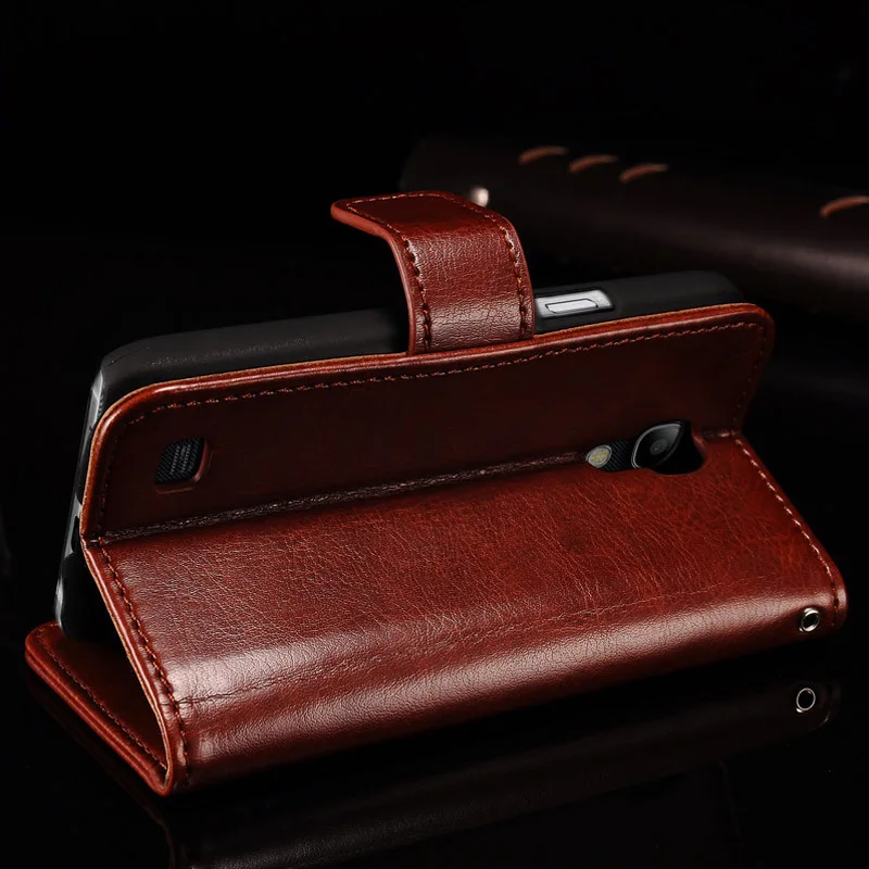Кошелек кожаный чехол для samsung Galaxy S4 Mini i9190 Coque флип телефон сумка мини чехлы с