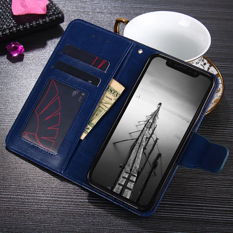 Wallet Case For Sony Xperia-L1 L2 Vintage PU Leather Retro Flip Cover Magnetic Fashion Cases Kickstand Strap | Мобильные телефоны и