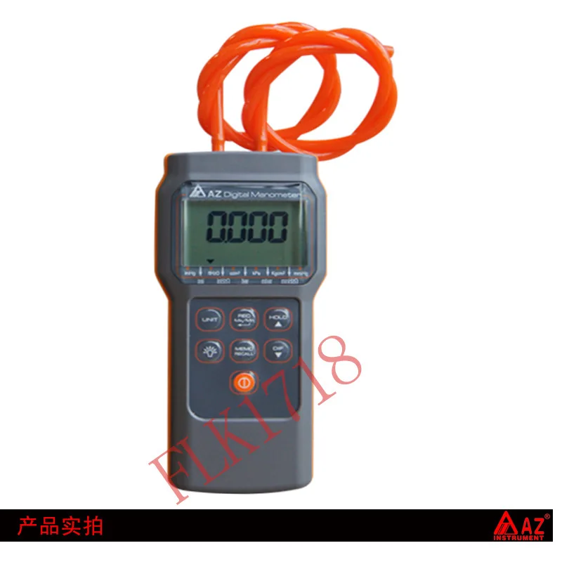 

AZ82062 Digital Manometer High Accurary Pocket Size 6 Psi Electronic Pressure Gauge Differential Pressure Meter Tester