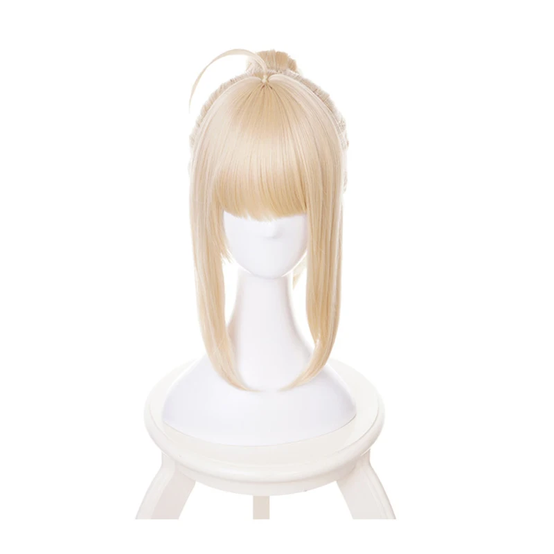 Парик для косплея Fate/Stay Night Zero Saber Lily из волос|Костюмы аниме| |
