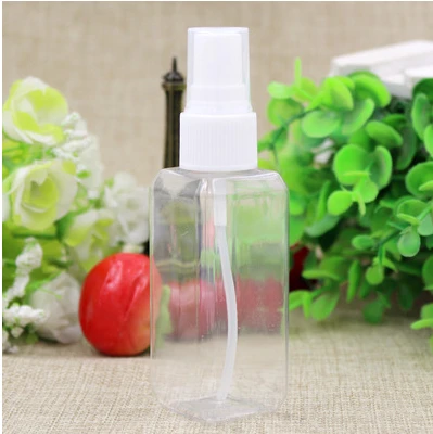 50ml 50 г/мл прозрачный пластиковый квадрат духи в аэрозольной упаковке во флаконах Косметическая Вода пустые парфужные контейнеры - Цвет: 50ml
