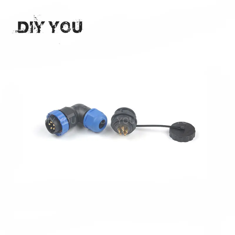 SP16 IP68 водонепроницаемый док авиационным соединителем с разъемом папа и муфтовый