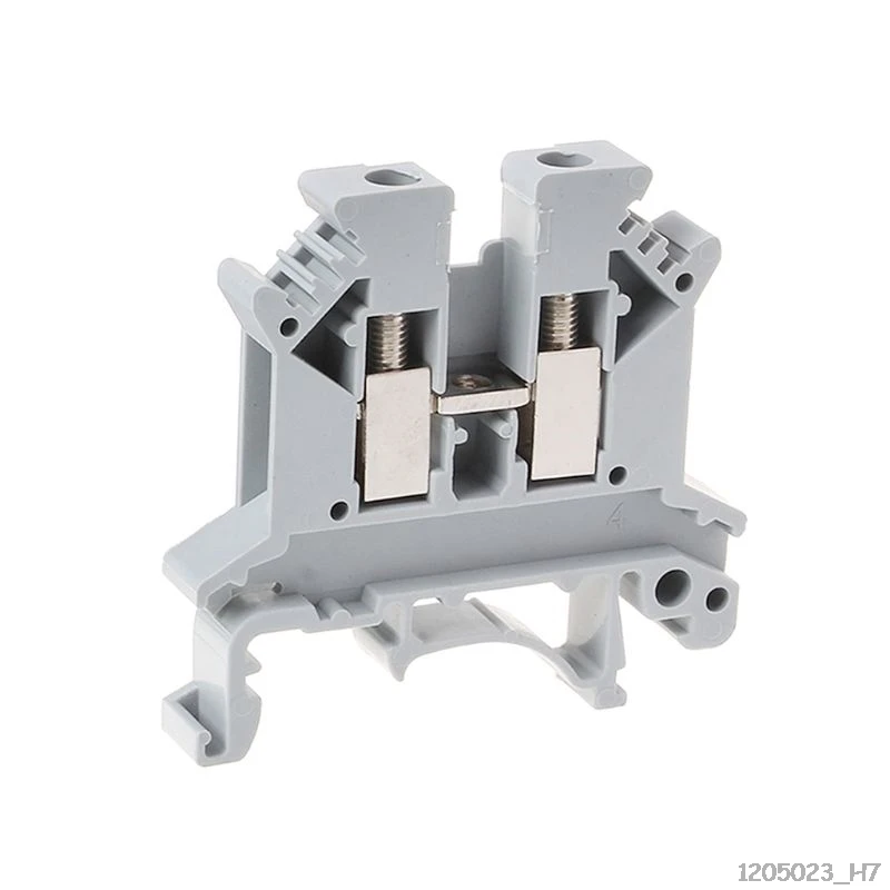 10 шт./компл. UK-2.5B винт клеммного блока общего применения PCB Din Rail проводка концевой соединитель