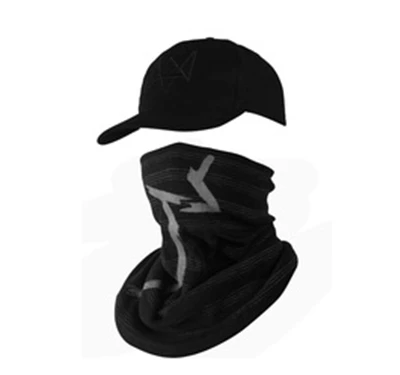 cap and mask 2 шт./компл. творческий Watch Dogs Aiden маска для лица шапочка из хлопка костюм; маска для косплея шляпа Для мужчин Для женщин тактическая Бейсбол Кепки s - Цвет: cap and mask