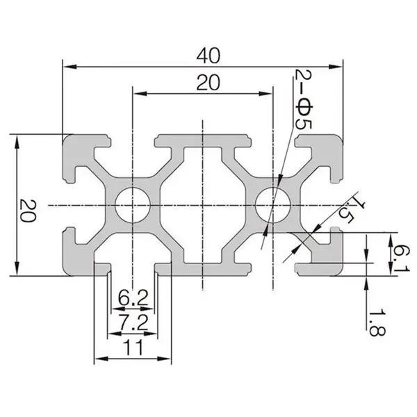 Fast Ship!  AM8 3D Printer Aluminum Metal Extrusion Profile Frame with Nuts Screw Bracket Corner