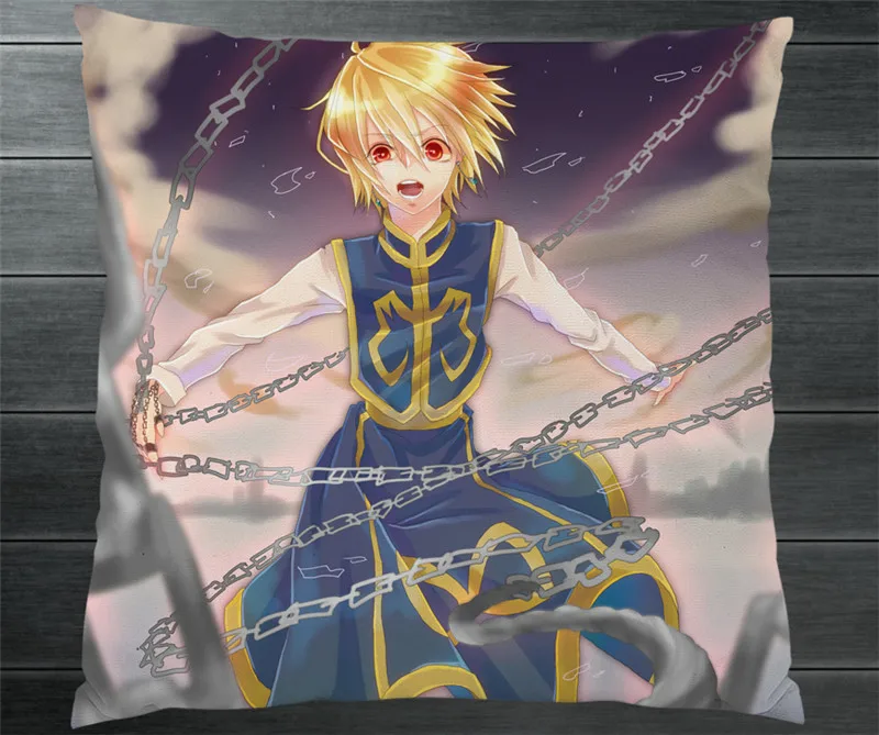 Двухсторонняя подушка для аниме HUNTER X Kurapika мультяшная манга чехол косплея