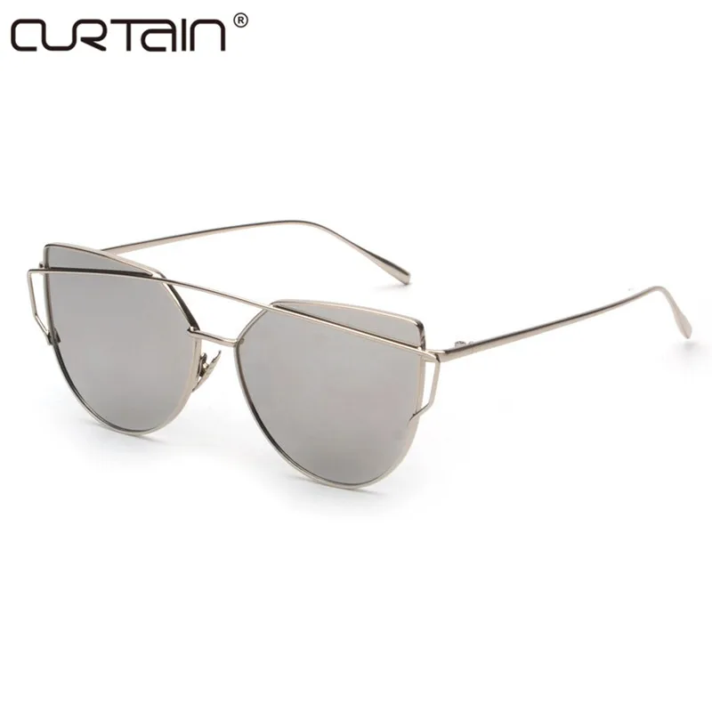 Занавес Новинка 2017 года кошачий глаз солнцезащитные очки женщин Брендовая