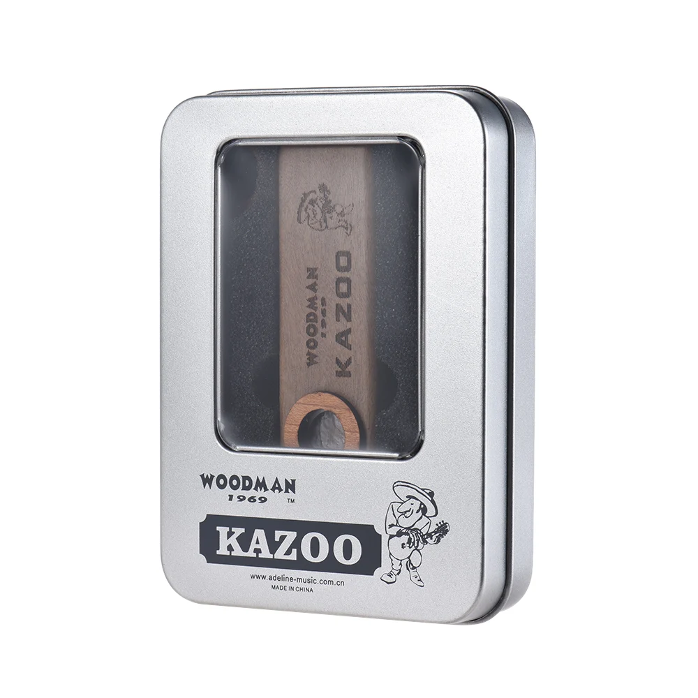Деревянная гармоника Kazoo музыкальный инструмент гитара укулеле партнер дерева с