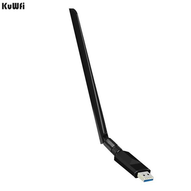KuWFi Wi Fi адаптер 600 Мбит/с/1200 Мбит/с USB Wifi lan адаптера 2 4 ГГц/5 8 ГГц USB3.0 карты для ОС