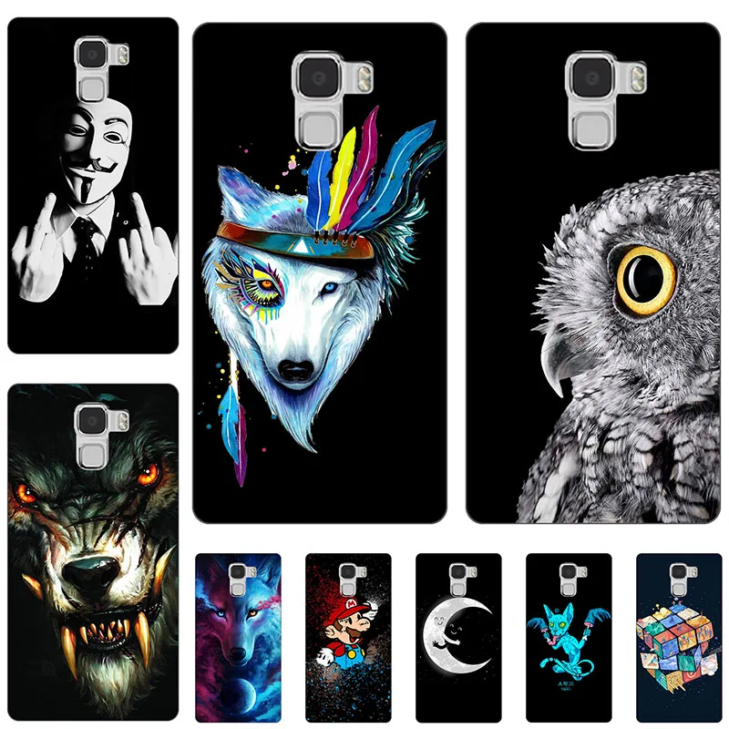 45 стилей чехол для Huawei Honor 7 Premium Роскошный с 3D принтом Чехлы оболочка сумки