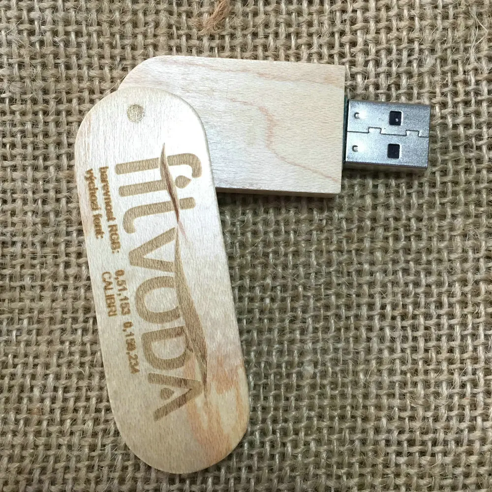 Fivestar купить Пользовательский логотип 10 шт бесплатно дерево Usb флэш-флеш-диск 2 0 4