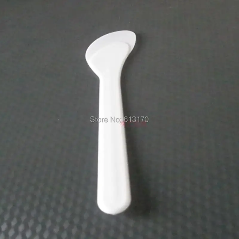 

200pcs New arrival 7.1cm Plastic diy beauty spoon cosmetics spoon diy mask tool beauty tools spoon white free shipping