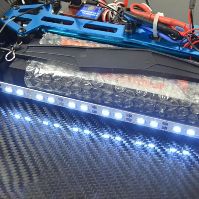 16 5 см 24leds шасси свет Светодиодная лента 6В для 1/10 1/8 RC модель дистанционного