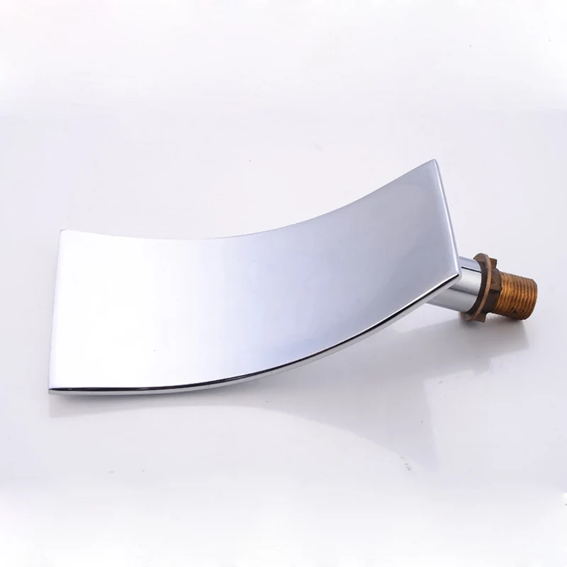 Смесители для раковины водопад настенный хромированный латунный двойная ручка