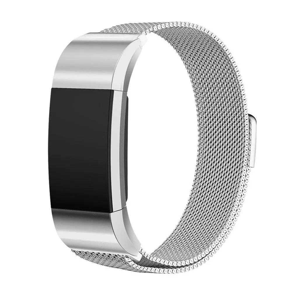 Миланская петля браслет из нержавеющей стали для Apple Watch ремешки для Fitbit ionic alta blaze заряд стальные полосы для samsung S2 S3