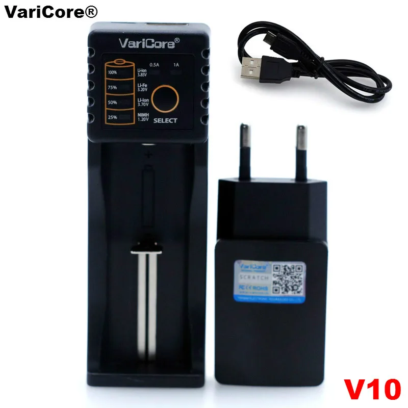 Умное зарядное устройство VariCore V10 USB смарт-зарядное 5 В 1 А 2 3 в 7 4 25 18650 26650