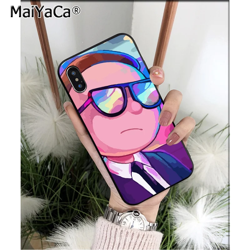 MaiYaCa Рик и Морти смешной мультфильм комикс ТПУ Мягкие аксессуары для телефона