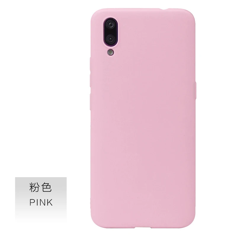 Матовый простой чехол карамельных цветов для VIVO X60 Pro Y52S Y73S iQOO 7 V20 S9 S9E Y91C Y20 Y50