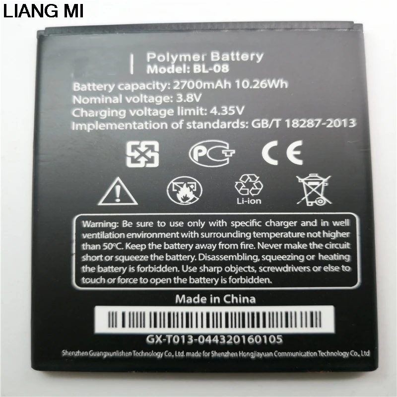 BL 08 для THL 2015 Аккумулятор Bateria Batterij 2700 мАч с подставка телефона в
