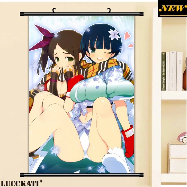 40X60 см Senran Kagura Burst Asuka Сексуальная набивка Мультфильм Аниме Обои с картинками