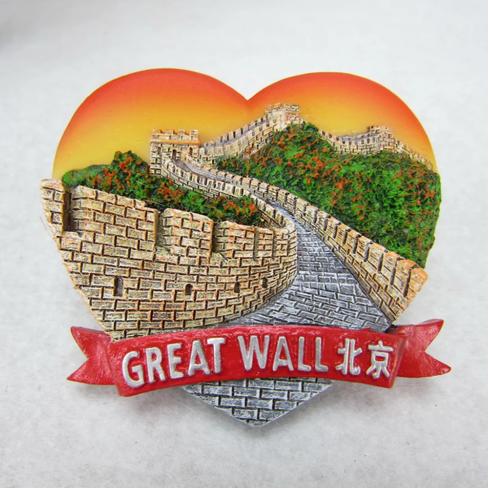 Great Wall Пекин китайский туристический сувенир магниты на холодильник магнитные
