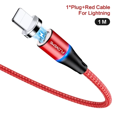 SG004-001 FLOVEME 1 м магнитное зарядное устройство Micro USB кабель для iphone type C 3A Быстрая Зарядка адаптер магнит зарядное устройство провод для samsung Xiaomi 8 - Цвет: SG004-001