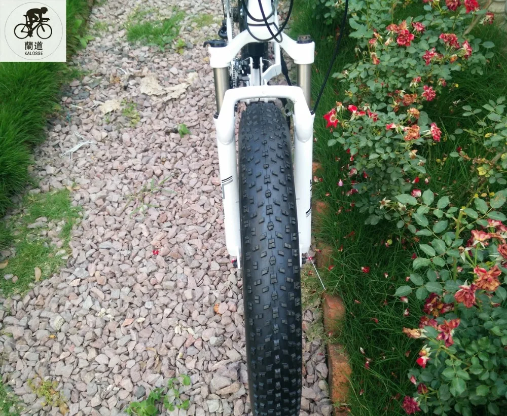 Kalosse Fat bike folding aluminum frame Snow/beach bicycle 26*4.0 inch 21/24/27/30 speed mountain | Спорт и развлечения