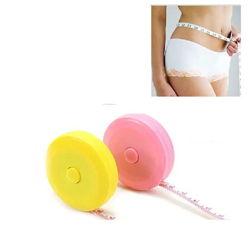

Plastic Pocket Round Tape Measure Tapeline Tape Measure Ruler Sewing 150cm free shipping