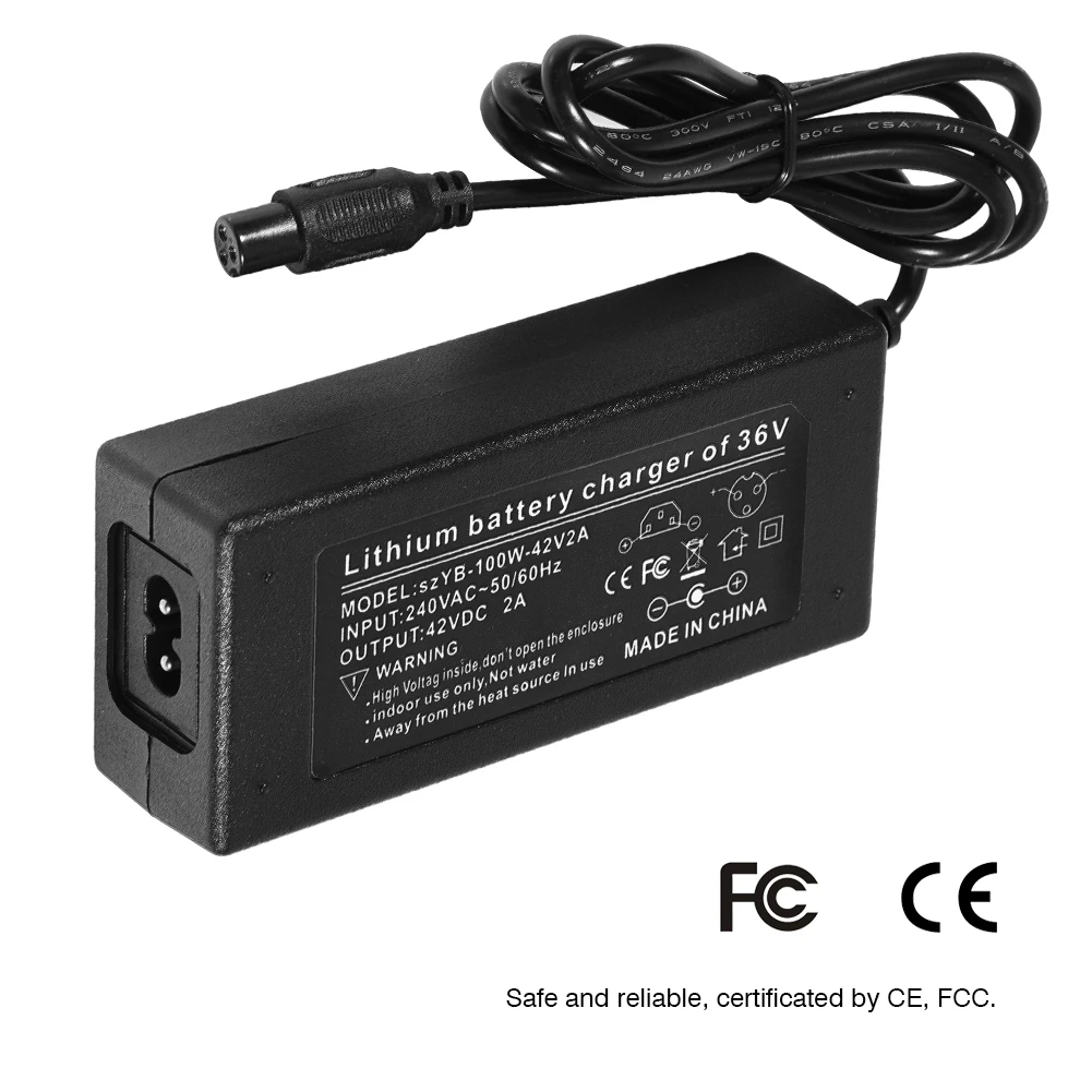 Универсальное зарядное устройство 42 в 2 а для ХОВЕРБОРДА умное балансирующее