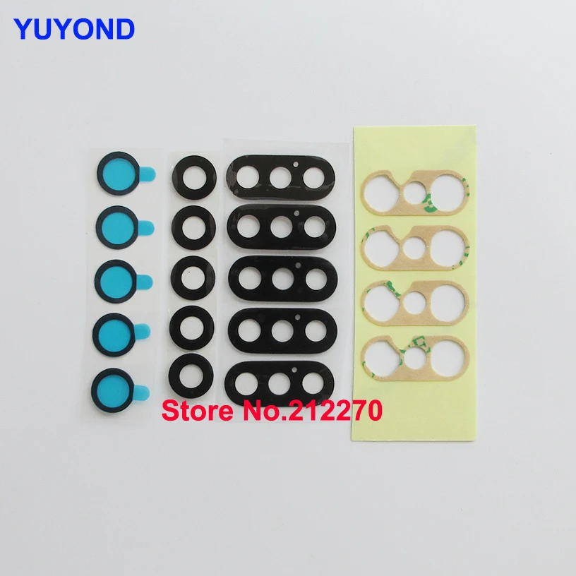 Стеклянная задняя камера YUYOND для iPhone 7/7 Plus X XR XS/XS Max с клейкой наклейкой Замена 100