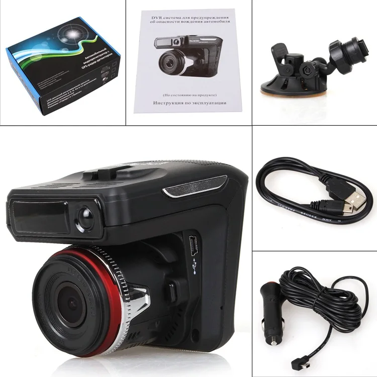 

Only for Russian market 170 degree Car DVR e-dog VGR-B Laser Radar Full Band Detector DVR Camera GPS vehicle recorder