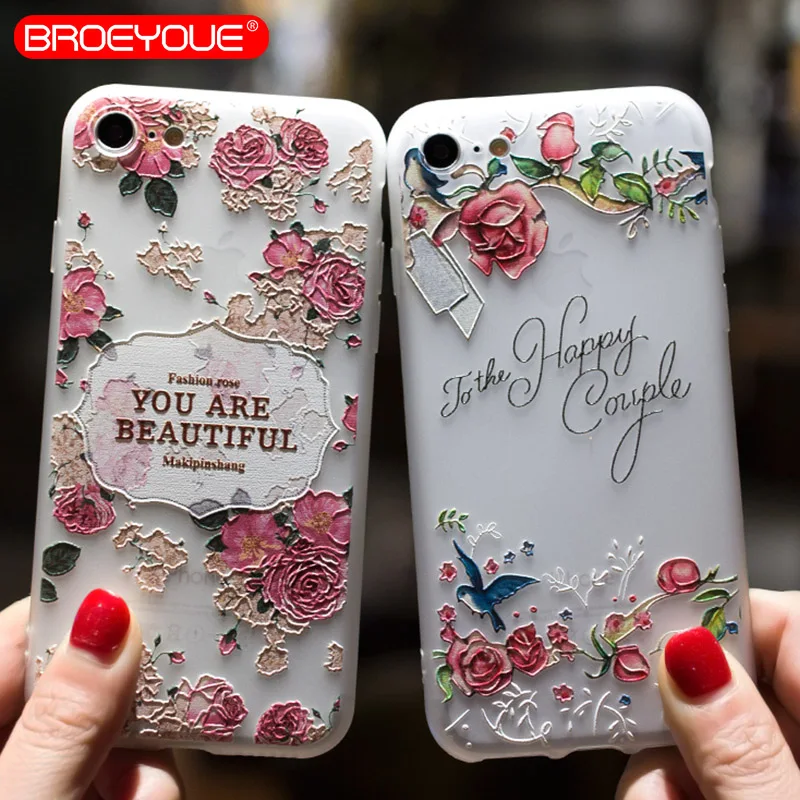 Flower Case For Samsung Galaxy J2 J3 J5 J7 A3 A5 A7 2016 2017 Prime 3D Relief Silicone TPU Cases Matte Phone Back Cover |