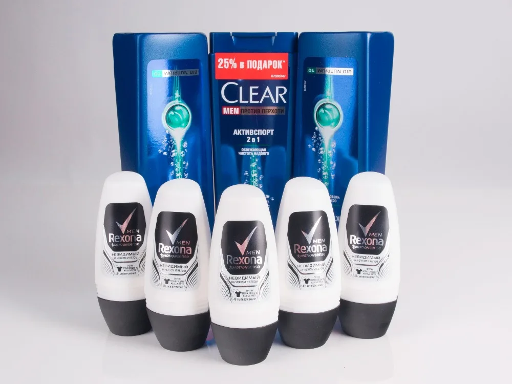 Спортивный мужской набор CLEAR/REXONA | Красота и здоровье