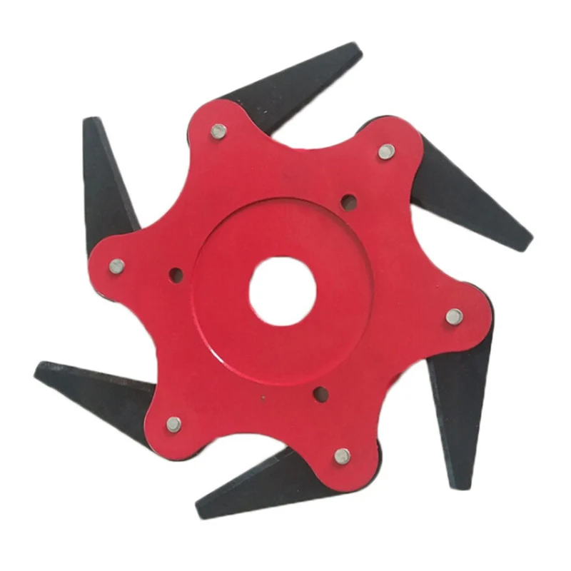 6 зубцов щетка резак лезвие триммер металлические лезвия сад - Цена: 769,37 руб.