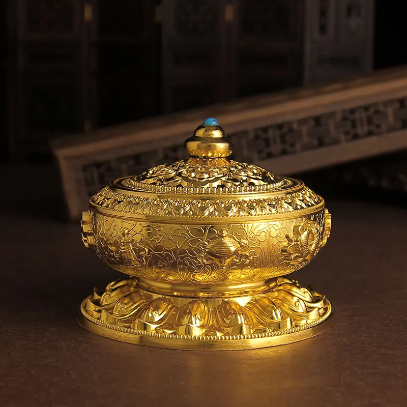 Китайский классический роскошный принт Непал Медь сплав фантазии Buddhiat