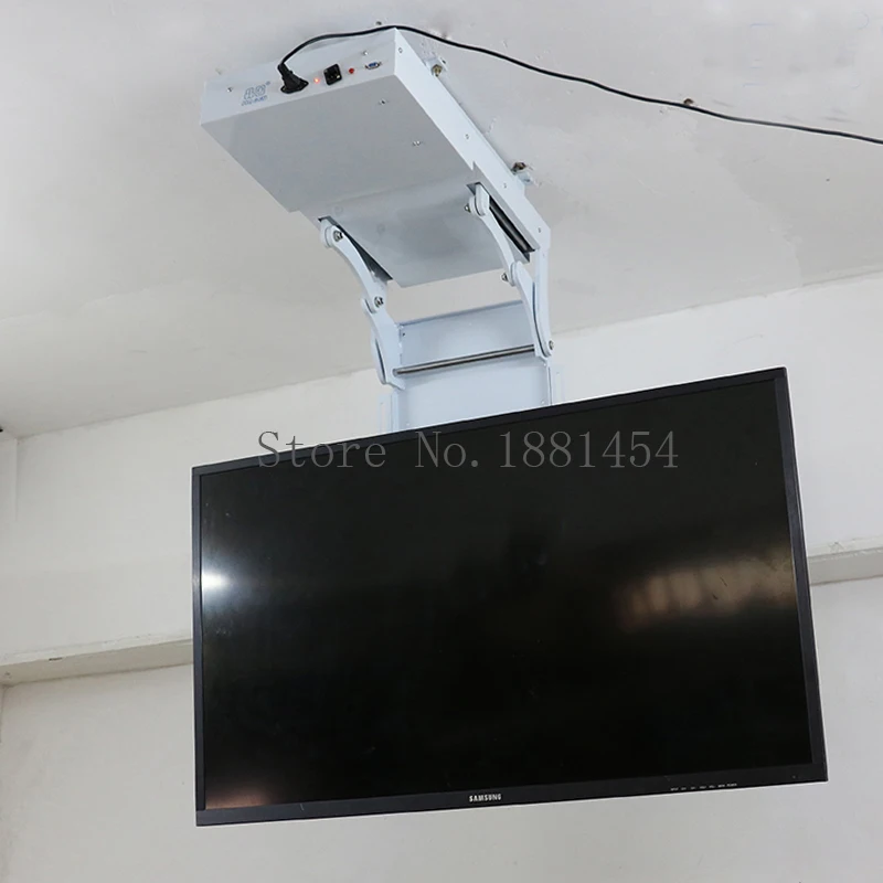 Моторизованный Электрический Скрытая флип вниз подвесной потолок Led ЖК