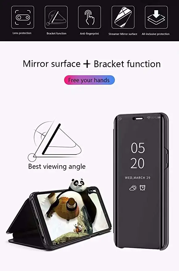 ДЛЯ Vivo Y12 чехол 6,35 дюймов роскошное умное зеркало флип полная защита чехол для Vivo Y12 противоударный Fundas Coque