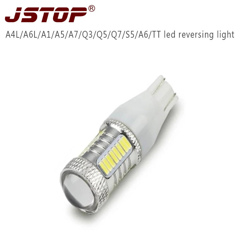 JSTOP A4L A6L A1 A5 A7 Q3 Q5 Q7 S5 A6 TT светодиодные лампы 12 В/24 В чистый белый 6000k лампа canbus T15 w16w