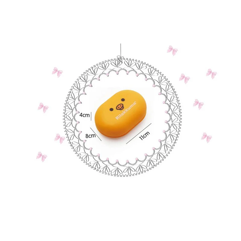 Бесплатная доставка милый мыльница портативная аксессуары для ванной комнаты