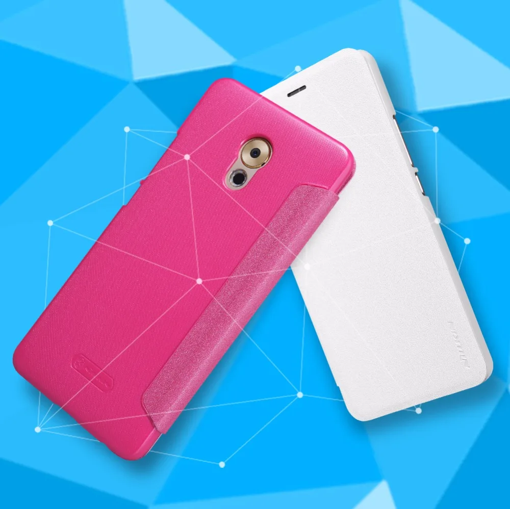 Чехол-книжка NILLKIN Sparkle Series для MEIZU Pro 6 Plus пластиковый чехол из искусственной кожи