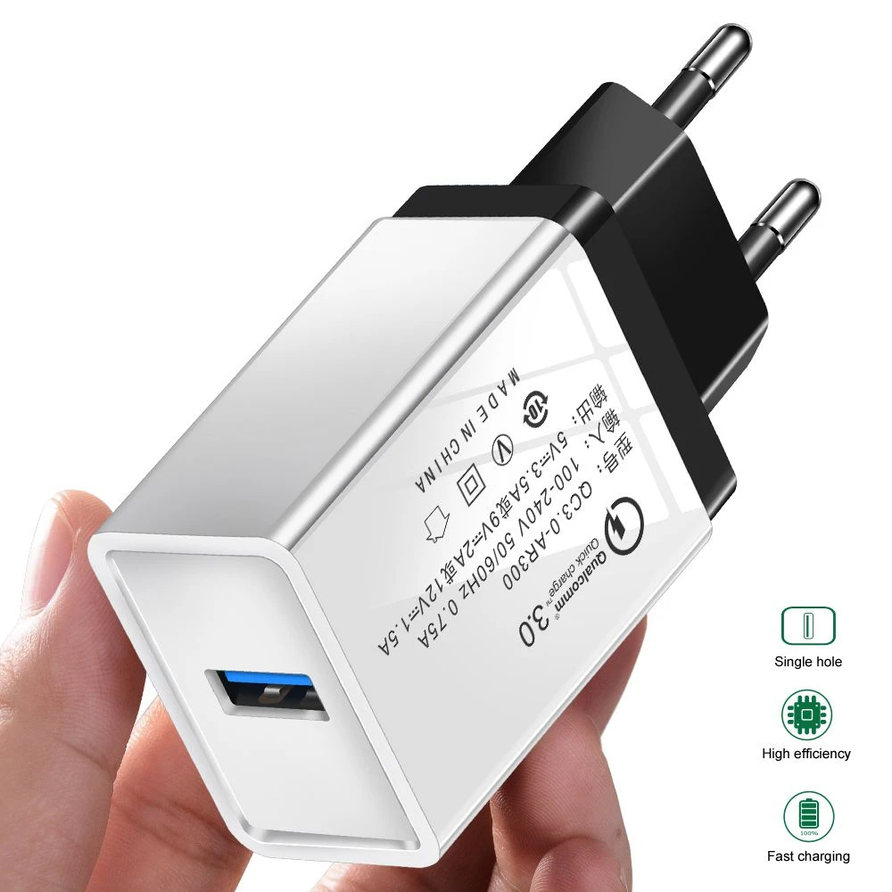 9V 2A быстрое зарядное устройство 3 0 USB для Alcatel 1X3X3 V 3C 5 Verso A3 Plus 3g CameoX U50HD QC EU настенное