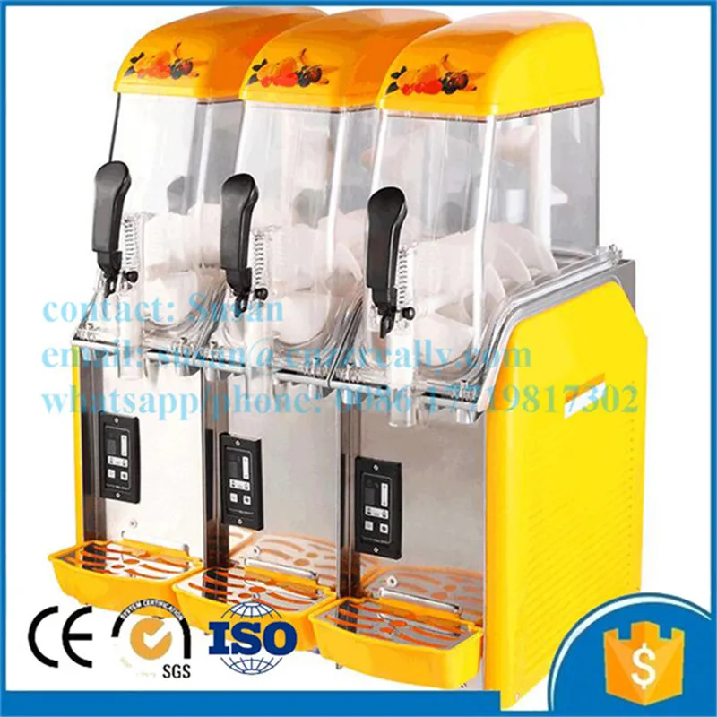 

36L Commercial Slush machine,Snow melting machine withThree Tanks Ice Slusher