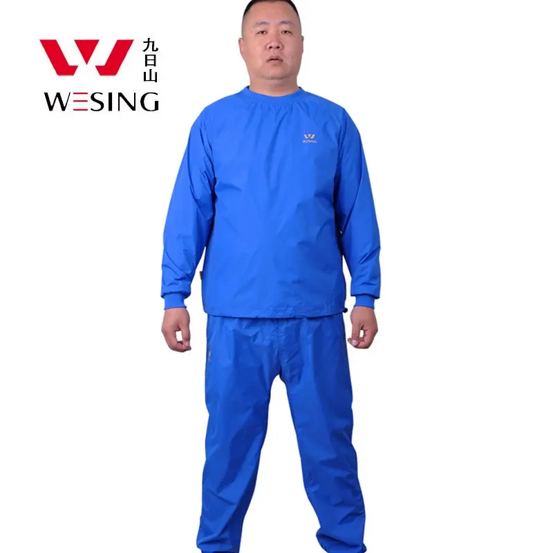 Wesing профессиональный костюм для сауны для женщин, спортсменов, контроль веса, для мужчин, спортивный костюм, Джерси, одежда для бега, для фитнеса, для похудения