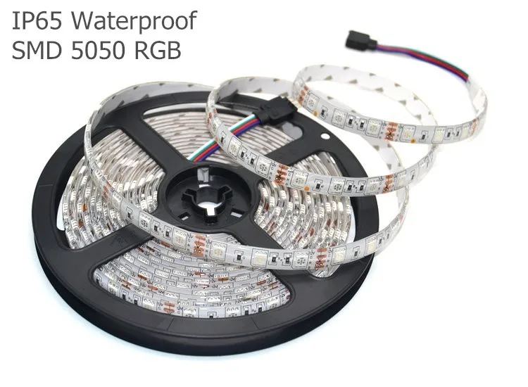 Набор светодиодных лент IP65 Водонепроницаемый 5050 RGB 10 м/600LED Гибкая полоса света + RF